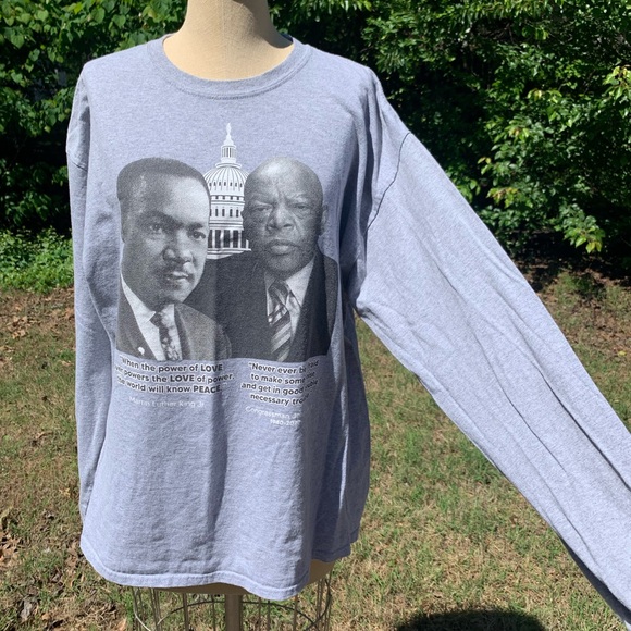 Long Sleeve MLK & John Lewis Inspiration Shirt - Picture 11 of 16